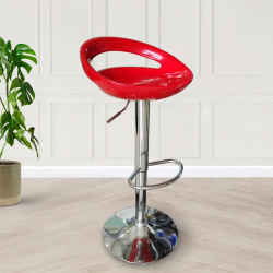 Ghế bar cafe mặt nhựa tròn nhiều màu giá rẻ GCF32B