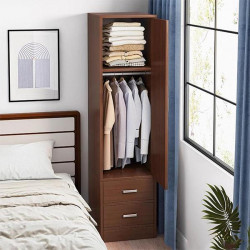 Tủ quần áo gỗ MDF nhỏ gọn mini giá rẻ TQA06