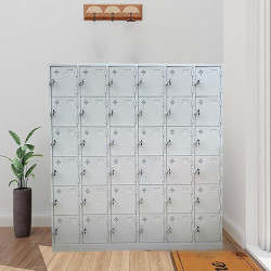 Tủ sắt locker TU986-6KSL 36 ngăn hàn liền nguyên chiếc giá rẻ