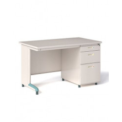 Bàn mặt sắt hộc liền 3 ngăn kéo 1m2/1m4 NT190 BSS12H/BSS14HK1