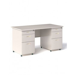 Bàn mặt sắt 2 hộc liền 3 ngăn kéo 1m4 NT190 BSS14H