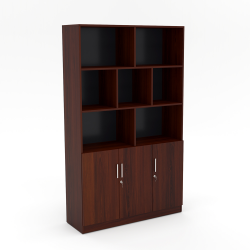 Tủ kệ gỗ tài liệu văn phòng đẹp hiện đại TVP06