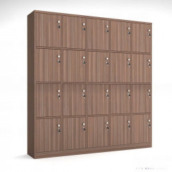 Tủ locker gỗ 20 ngăn để đồ cá nhân giá tốt TLK4-5