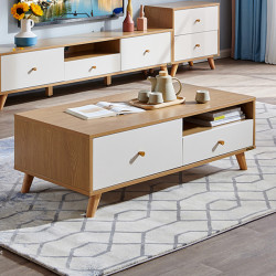 Bàn trà sofa gỗ công nghiệp thiết kế sang trọng tiện lợi BT07