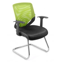 Ghế quỳ chân mạ đệm tựa bọc vải lưới NT190 GQ232