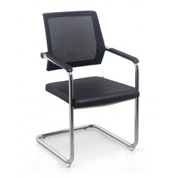 Ghế quỳ chân mạ lưng lưới đệm bọc da PVC NT190 GQ237