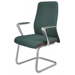 Ghế quỳ chân mạ lưng trung đệm da CN NT190 GQ253