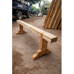 Chân kê giát giường phản gỗ tự nhiên giá rẻ CG01