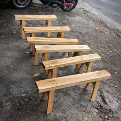 Chân chữ A kê giát giường phản gỗ tự nhiên giá rẻ CG02