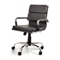 Ghế xoay lưng trung đệm dày bọc da PU NT190 GX19E