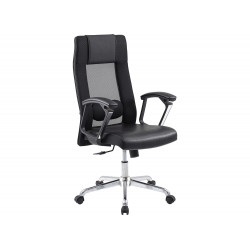 Ghế xoay giám đốc lưng lưới đệm PVC ngả thư giãn The One GL344