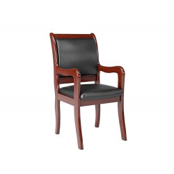 Ghế tựa hội trường gỗ tự nhiên Acacia sơn PU đệm PVC The One GHT12