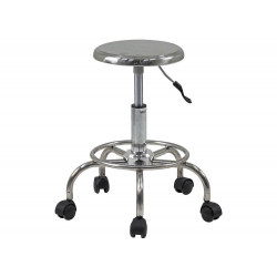 Ghế đôn xoay chức năng inox chân bánh xe tăng chỉnh The One GCN103