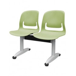 Ghế chờ 2,3,4,5 chỗ ngồi mặt nhựa chân sơn tĩnh điện NT190 GC262