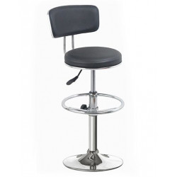 Ghế bar đệm da PVC chân đế mạ/chân sơn có bánh xe NT190 B231