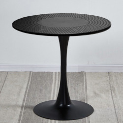 Bàn tròn cafe tulip mặt nhựa chân sơn hiện đại BCF08