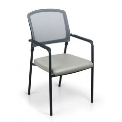 Ghế tựa văn phòng khung sơn lưng nhựa lưới đệm PVC NT190 GT233