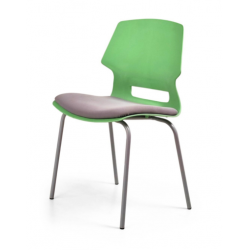 Ghế tựa khung sơn/mạ lưng nhựa mặt ngồi đệm nỉ NT190 GT248B