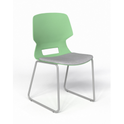 Ghế tựa khung sơn/mạ lưng nhựa mặt ngồi đệm nỉ NT190 GT248D