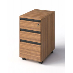 Hộc gỗ di động 3 ngăn kéo có khóa NT190 HG06