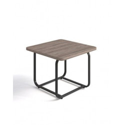Bàn phụ sofa vuông chân sắt mặt gỗ công nghiệp NT190 BSP241N-G
