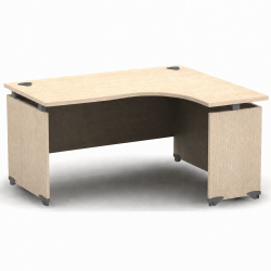 Bàn mặt gỗ Laminate lượn phải Fami CP1400HR/CP1600HR/CP1800HR