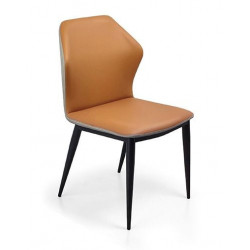 Ghế ăn cafe chân sắt đệm tựa bọc da công nghiệp NT190 GT235
