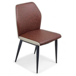 Ghế ăn cafe chân sắt đệm tựa bọc da công nghiệp NT190 GT236