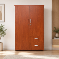 Tủ quần áo gỗ MDF cánh mở nhỏ gọn hiện đại TQA83