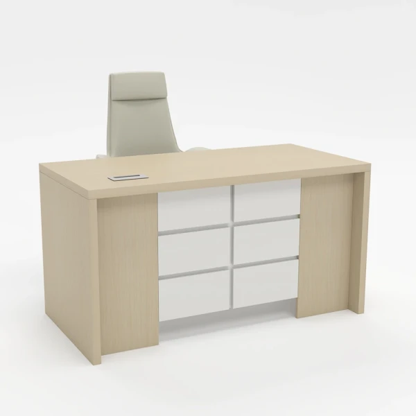 Bàn giám đốc gỗ MDF hiện đại đẹp giá rẻ BGD09