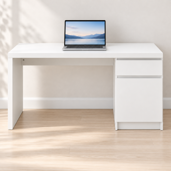 Bàn làm việc gỗ MDF đơn giản đẹp BLV03