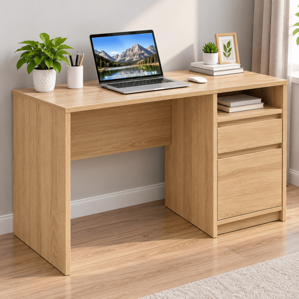 Bàn làm việc máy tính văn phòng gỗ công nghiệp BLV04